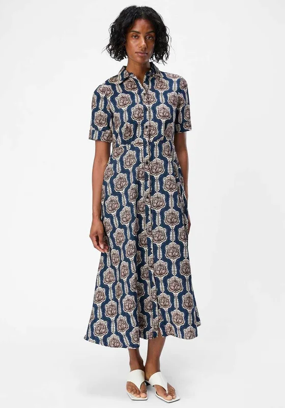 Object Emmi Long Shirt Dress, Navy Summer unclassified dresses