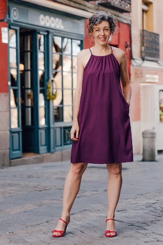 Liesl + Co Enmore Halter Dress and Top Cotton unclassified dresses