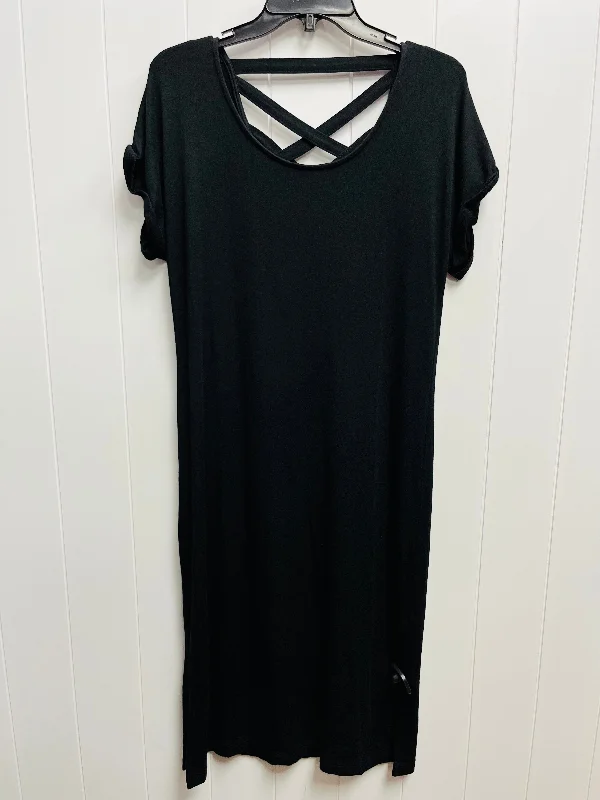 Dress Casual Midi By Athleta In Black, Size: M Pleated Midi Skirt