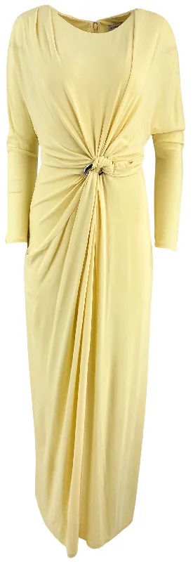Jonathan Simkhai Maisie Long Sleeve Draped Dress in Yellow Vintage unclassified dresses Jonathan Simkhai Maisie Long Sleeve Draped Dress in Yellow Vintage unclassified dresses