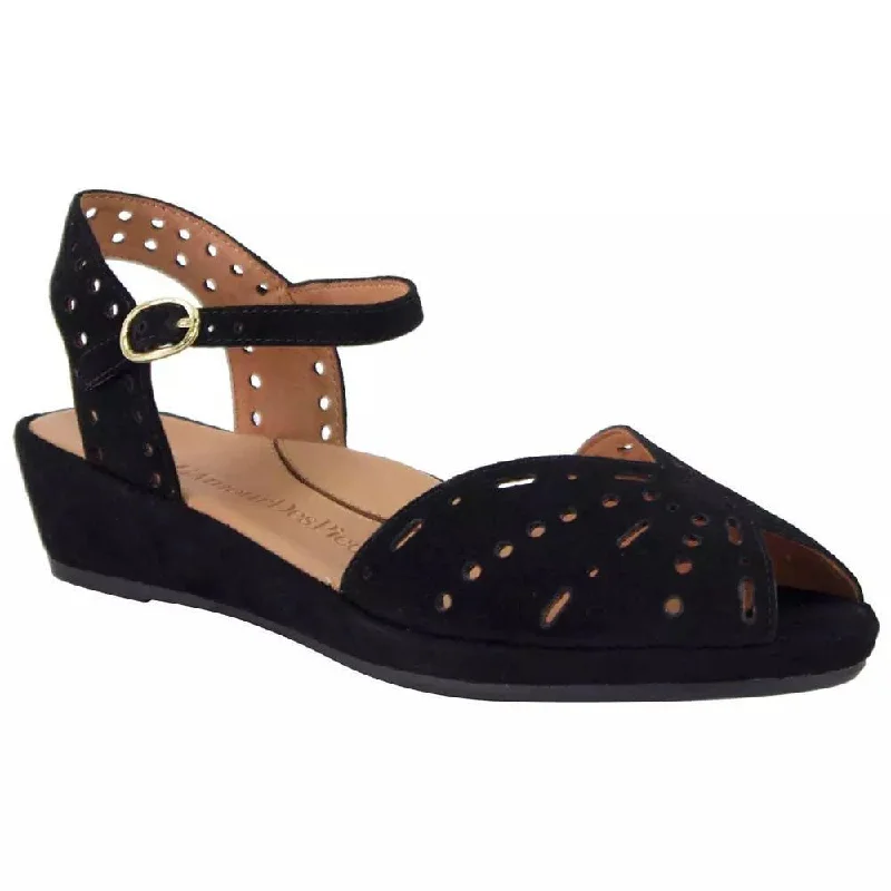 L'Amour Des Pieds Women's Brenn Black Suede Satin unclassified dresses