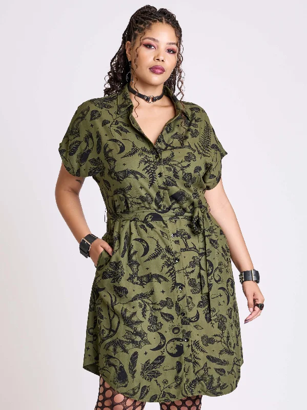 Garden Witch Shirt Dress Knitted unclassified dresses