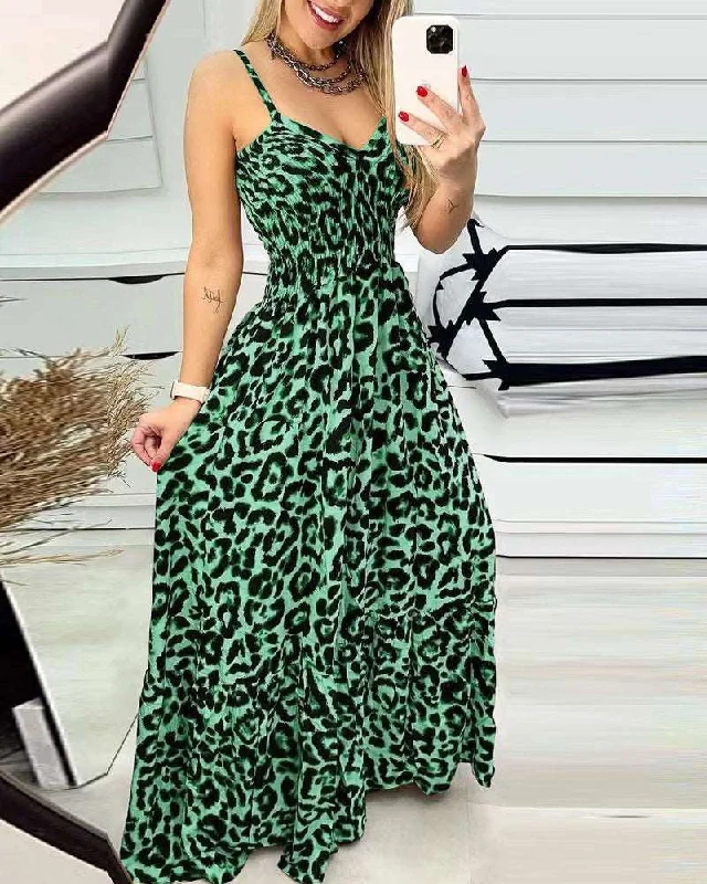 Women's Simple Casual V-neck High Waist Long Dress Club unclassified dresses