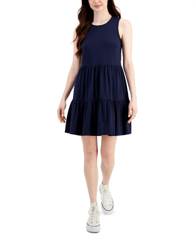 Style & Co Ruffled Sleeveless Dress Designer unclassified dresses