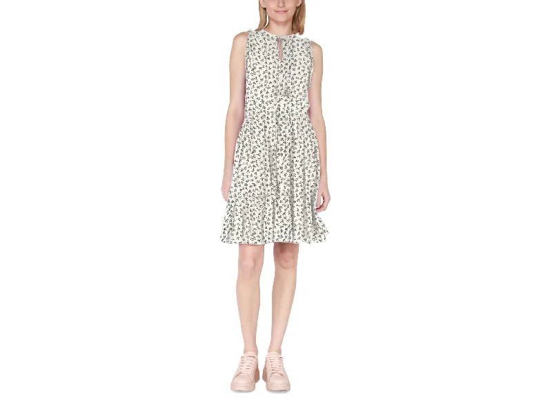 White Ditsy Floral