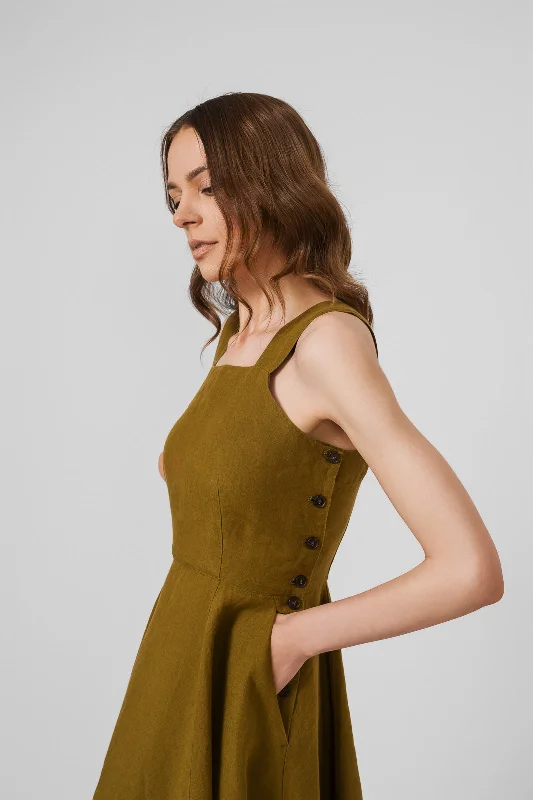 Pinafore Dress, Sleeveless Winter unclassified dresses