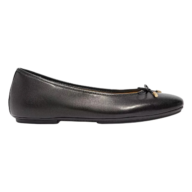 FitFlop Women's Delicato Bow Black Leather Casual unclassified dresses