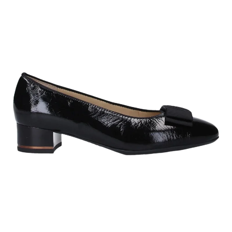 Ara Women's Garnet Black Patent Leather Cotton unclassified dresses